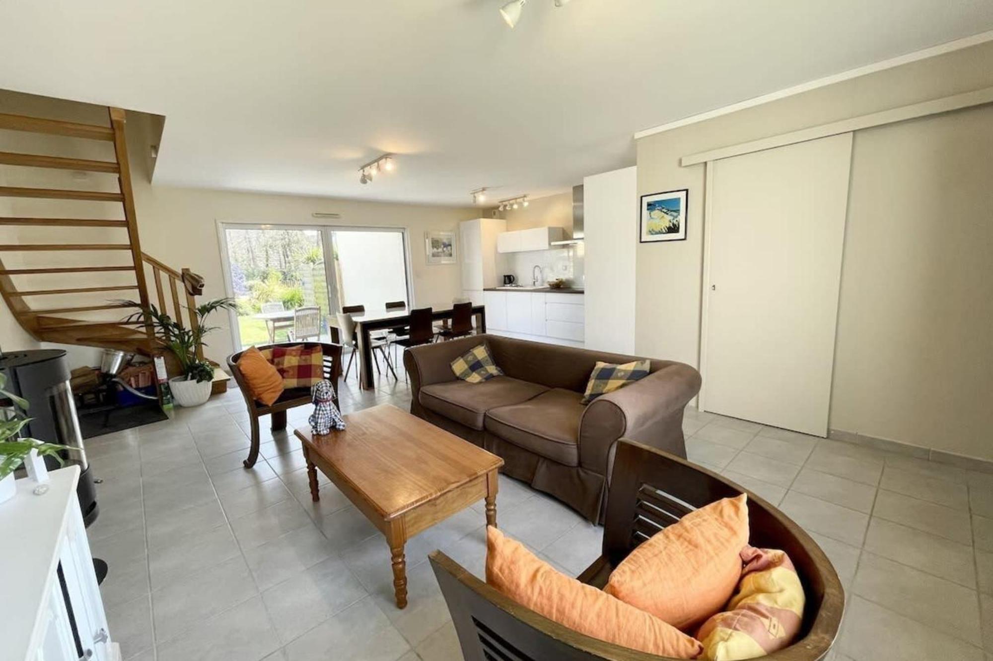 Jolie Maison Moderne A 200M Du Port De Lomener Ploemeur Exteriör bild